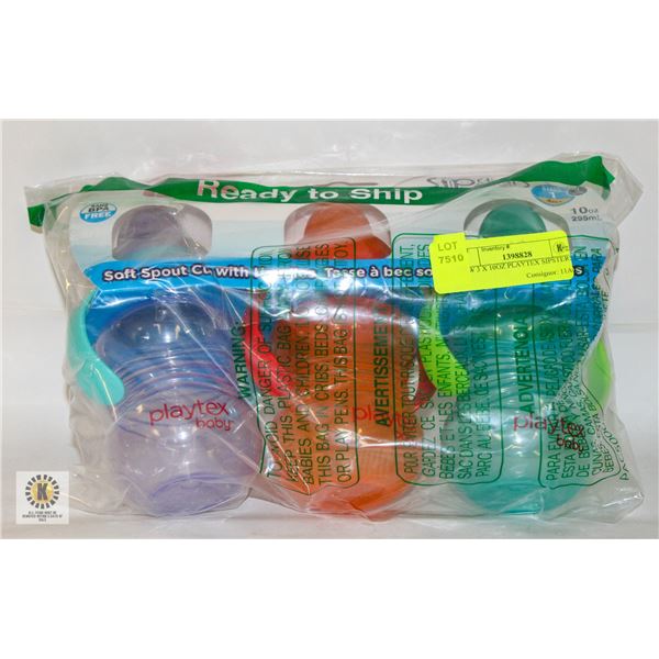NEW 3 X 10OZ PLAYTEX SIPSTERS