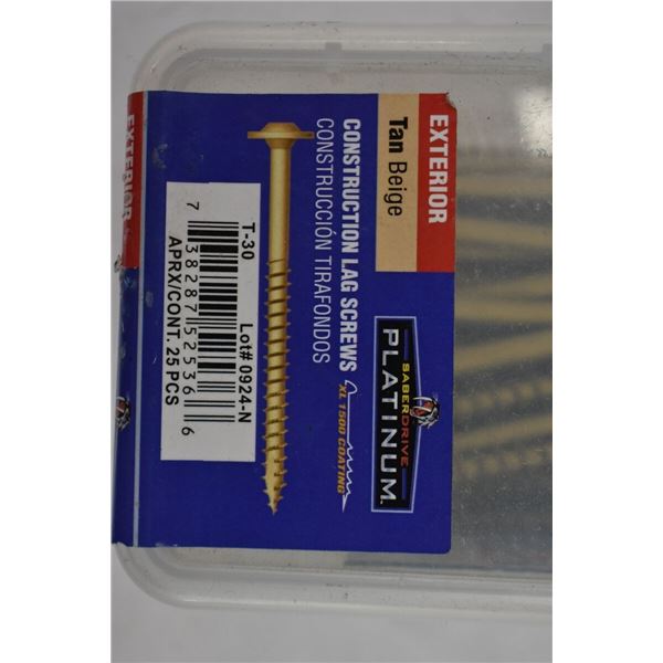 NEW SABERDRIVE PLATINUM CONSTRUCTION LAG & TIMBER