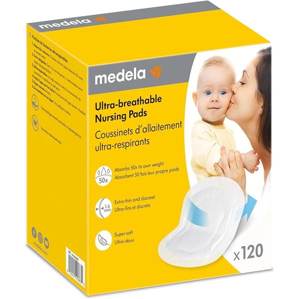 NEW 200 MEDELA ULTRA-BREATHABLE NURSING PADS