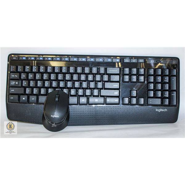 LOGITECH K345 WIRELESS KEYBOARD AND MOUSE COMBO