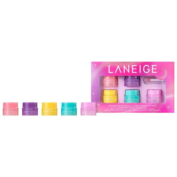 NEW 5 PIECES LANEIGE MIDNIGHT MINIS