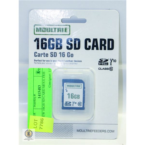 NEW 16GB SD CARD MOULTRIE