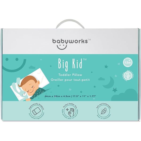 NEW BABYWORKS BIG KID PILLOW