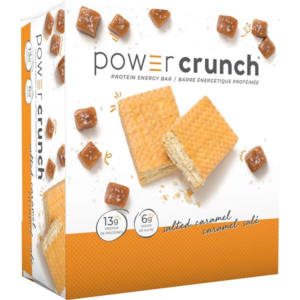 BOX OF 12 POWER CRUNCH PROTEIN ENERGY BARS