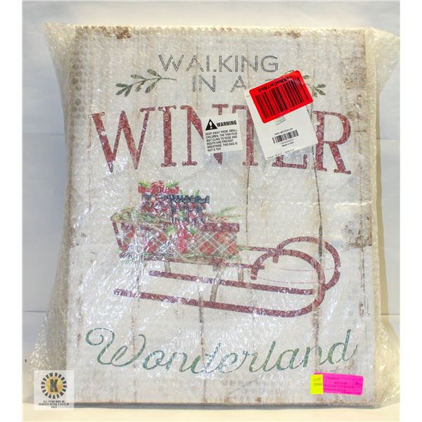 NEW WALKING IN A WINTER WONDERLAND DECOR