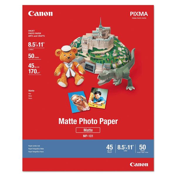 NEW 50 SHEETS CANON INKJET PHOTO PAPER MATTE