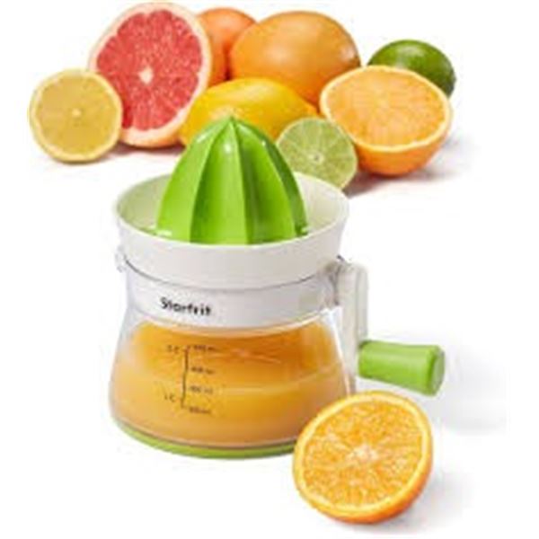 NEW STARFRIT EASY JUICER HAND CRANK CITRUS JUICER