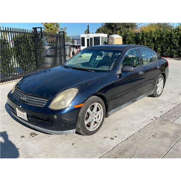 INFI G35 2004 SALV T/DONATION