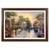 Carmel, Sunset on Ocean Ave by Thomas Kinkade (1958-2012)