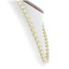 Image 2 : Estate 19" 8.5-9.5mm Classic Pearl Strand Necklace with 14k Gold Filigree Clasp