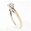 Image 9 : Antique Art Deco 18k White Gold 0.55 ctw European Diamond Solitaire & Accent Rin
