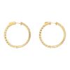 Image 3 : 1.60 ctw Diamond Hoop Earrings - 14KT Yellow Gold