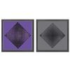Image 1 : Goyo - SZ et Goyo - EZ de la serie CTA - 102 (Diptych) by Vasarely (1908-1997)