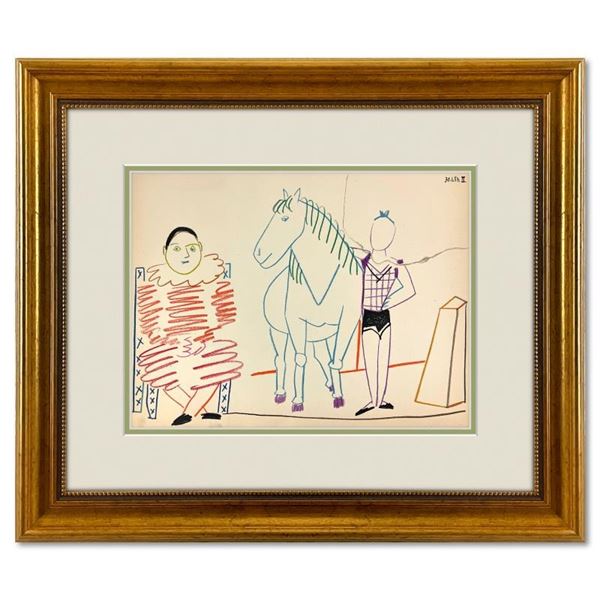 La Comedie Humaine 30.1.54-III by Picasso (1881-1973)