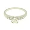 Antique Art Deco.900 Platinum 0.51 ctw Old European Cut Diamond Engagement Ring