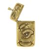 Image 5 : Art Nouveau Repoussï¿½ Snake 18k Gold Open Match Striker Box Pendant w/ Diamond