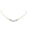 14kt TT Diamond Necklace 5 @ 1.00 cts