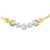 Image 2 : 14kt TT Diamond Necklace 5 @ 1.00 cts