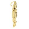 Image 3 : 18K Yellow Gold Moving Boy Clown Large Pendant 0.65 ctw Floating Round Diamonds