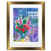 Autoportrait Avec Bouquet by Chagall (1887-1985)
