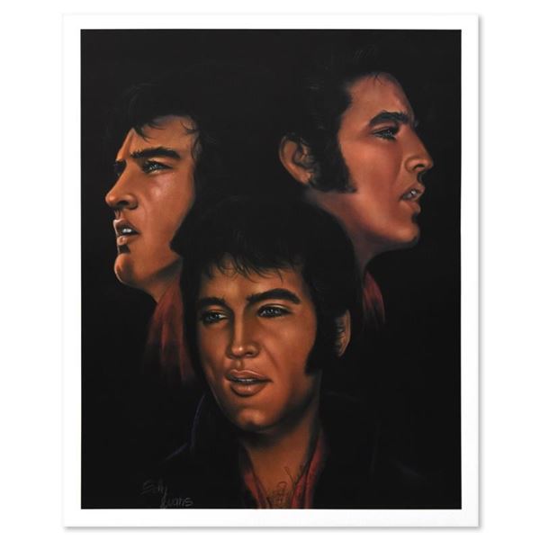 Elvis Portrait by Evans Sally