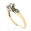 Image 9 : Antique Edwardian 14K TT Gold 0.53 ctw Cushion Peruzzi Cut Diamond Engagement Ri