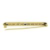 Image 3 : Antique 14k Yellow Gold Bezel Sapphire Seed Pearl Bead Open Work Bar Pin Brooch