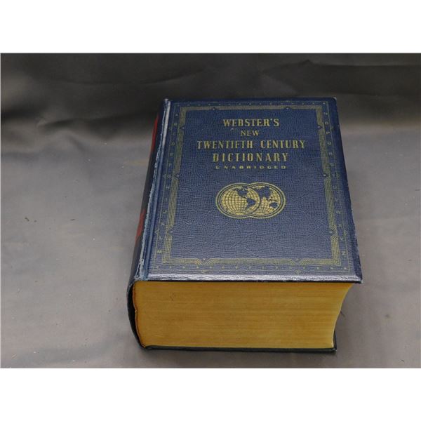 Websters New Twentieth Century Dictionary 1947 Unabridged