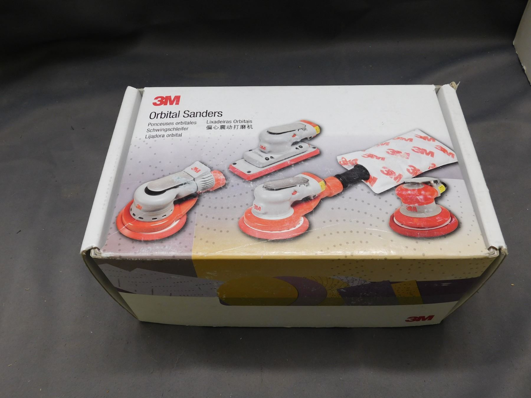 3M Random Orbital Sander Air Powered 6" 3/32" NOS Model 28501