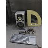 Image 1 : SONY Bookshelf Speaker SS-CHPX7, Canon ZR500 Camcorder, Keyboard, Drone