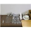 Image 1 : Lot of Assorted Glass Drinkware, Cutlery, Fine China Dining Pieces, Misc Kitchen