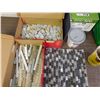 Image 2 : Tiling Supplies 2 Boxes of White Subway Tiles, Backsplash, Tile Grout