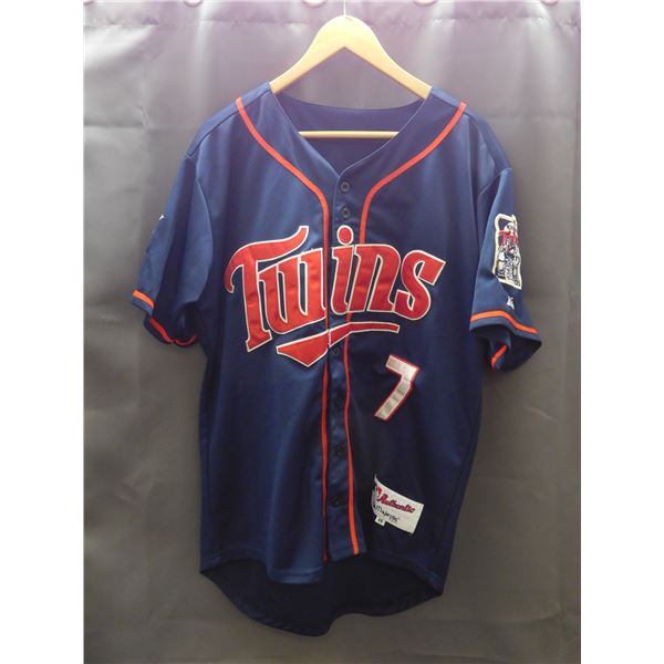 Minnesota Twins Baseball MLB Jersey Shirt by Majestic Size 48 #7 MAUER