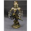 Image 2 : Brass Cherub Table Lighter with Pendant Crystals