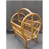 Image 2 : Bamboo Magazine Rack Vintage