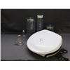 Image 1 : George Foreman Grilling Machine Tabletop Grill / Panini Press / Cooker. Glass Food Storage Canisters
