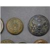 Image 5 : Lot of 9 Vintage Antique Canada Military Uniform Buttons