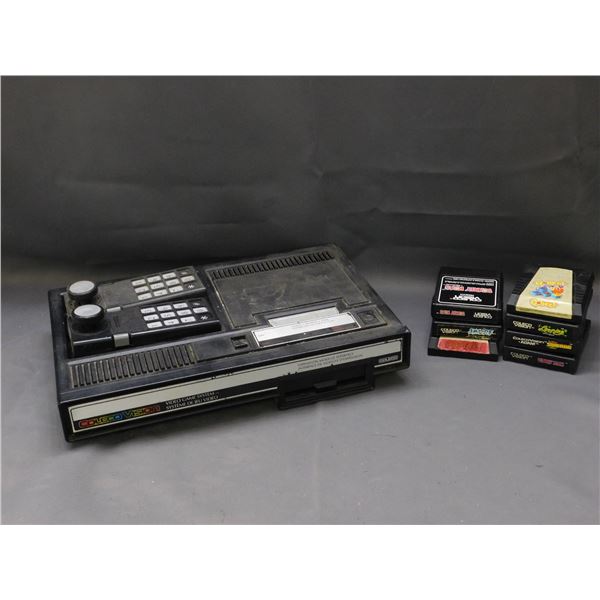 Vintage Colecovision Game Console with 7 Games, Controllers. No Cables