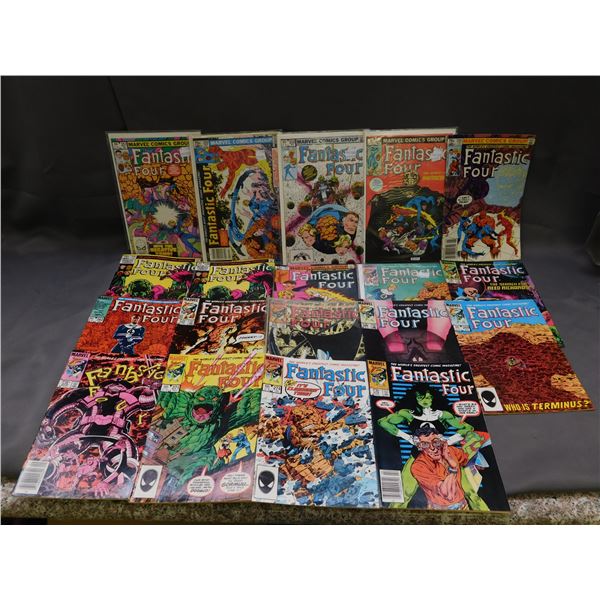 Lot of 19 Fantastic Four Marvel Comics Issues Ranging #251-275