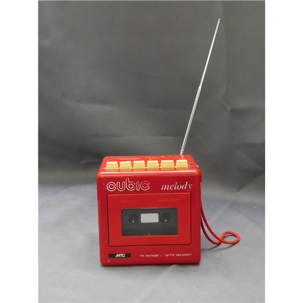 Cubic Melody AM FM Radio  Cassette Recorder Model M-911