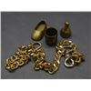 Image 1 : Lot of Assorted Wallet Chain, Miniature Brass Pieces