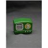 Image 2 : Green Spinning Light and Mini Green Vintage Radio Style Speaker