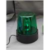 Image 4 : Green Spinning Light and Mini Green Vintage Radio Style Speaker