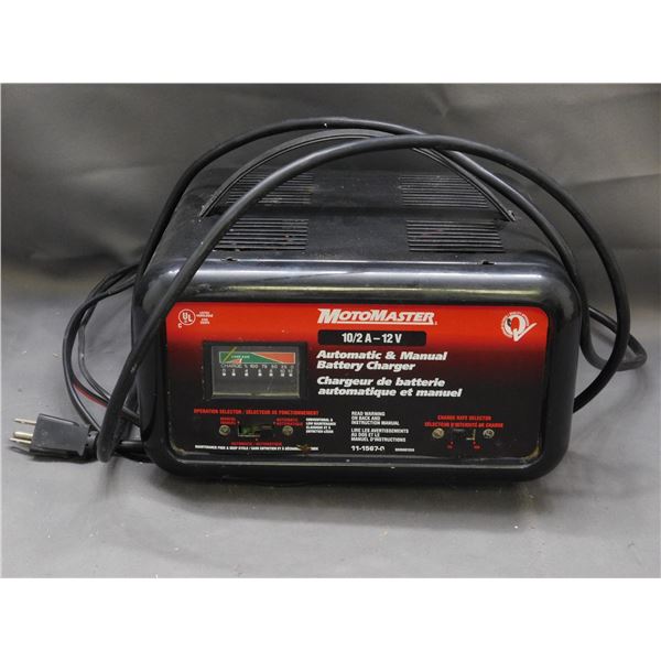 Motomaster Automatic & Manual Battery Charger Model CT-1022 MA
