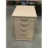 Image 1 : Light Wooden 4 Drawer Filing Cabinet
