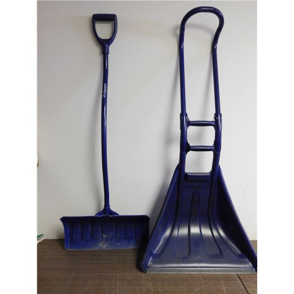 Lot of 2 Garant Push Snow Shovels