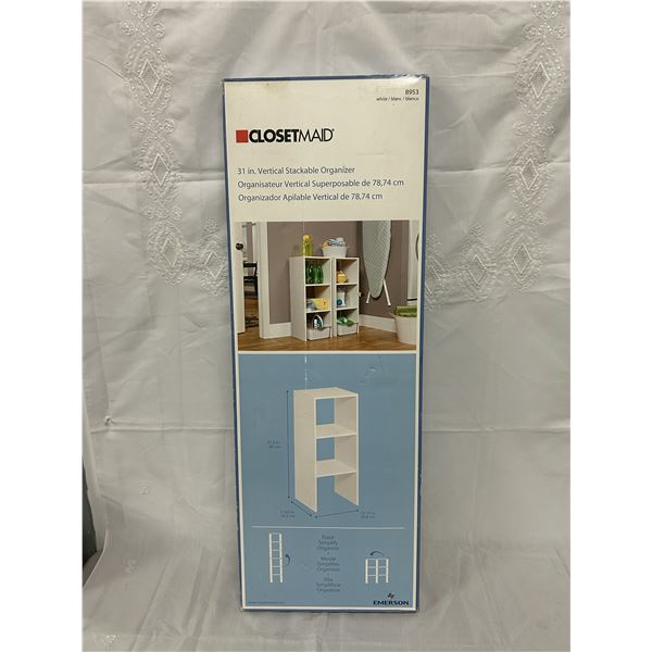 Closet Maid Vertical Stackable organizer White