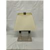 Image 2 : Modern Metal Geometric Table Lamp *works*