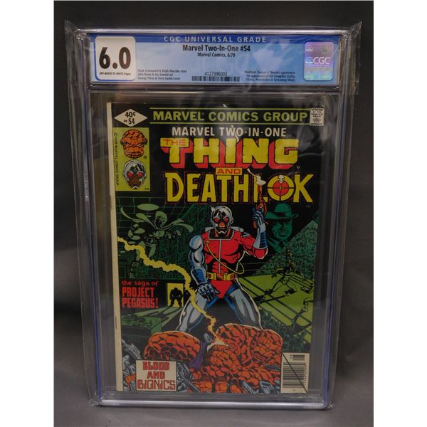 6.0 CGC Universal Grade Marcel Two-In-One #54 Marvel Comics 8/79