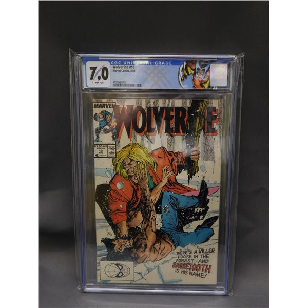 7.0 CGC Universal Grade Wolverine #10 Marvel Comics 8/89